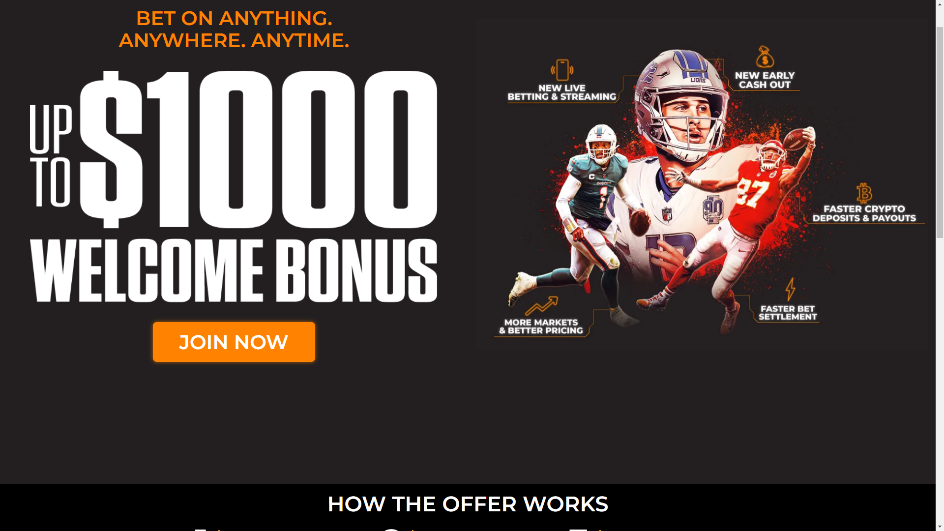 Welcome Bonuses mybookie sportsbook