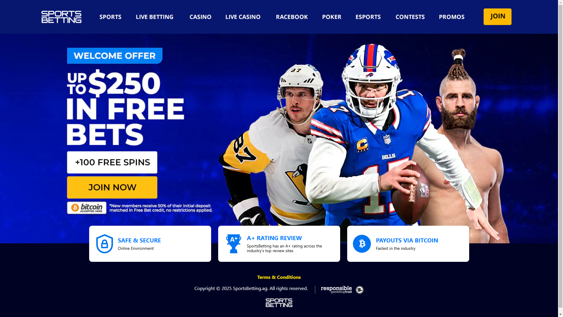 SportsBetting.ag Review 2025