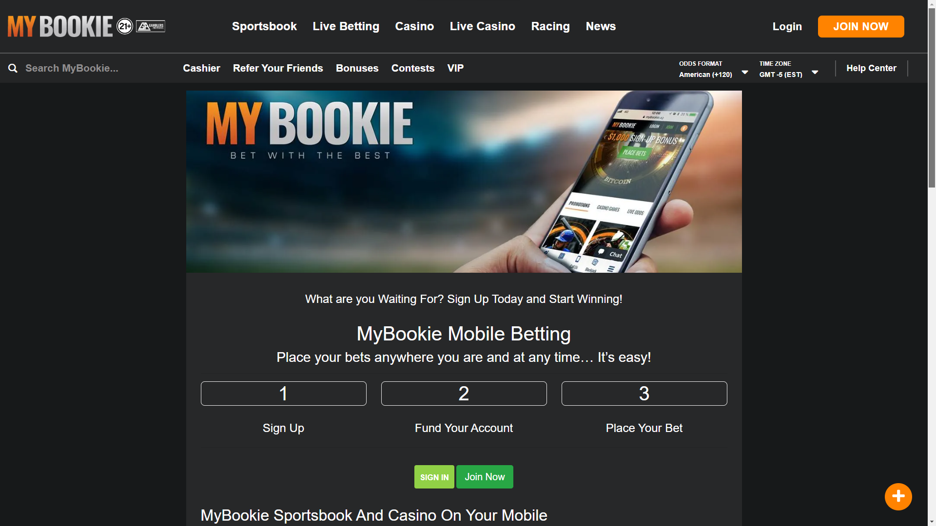 MyBookie App