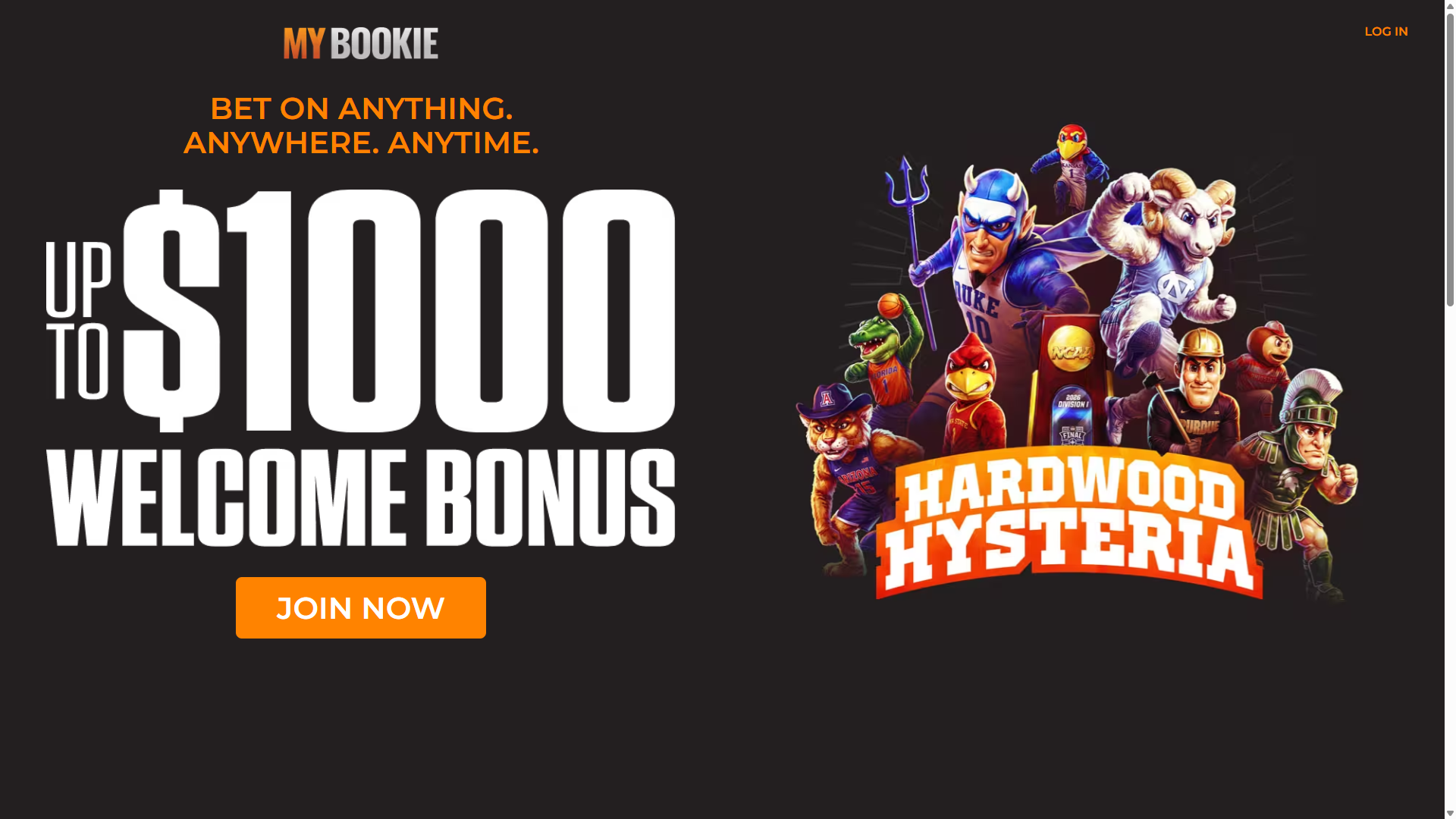 mybookie bonus 2026 screenshot for April