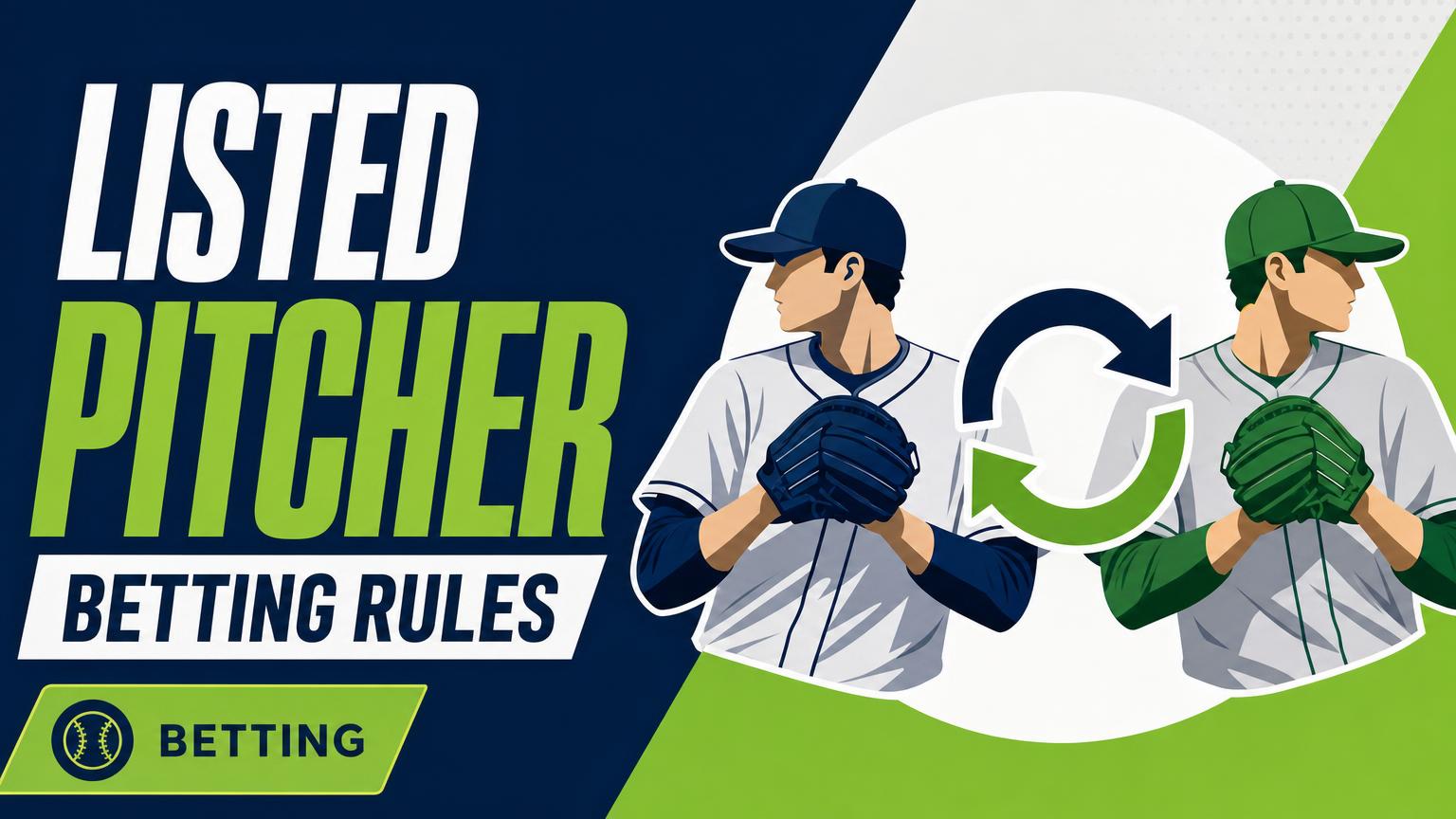 Listed Pitcher Betting Rules When the Starting Pitcher Changes