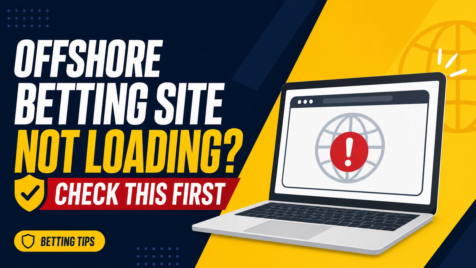 Offshore Betting Site Not Loading? Check This Before Clicking Links
