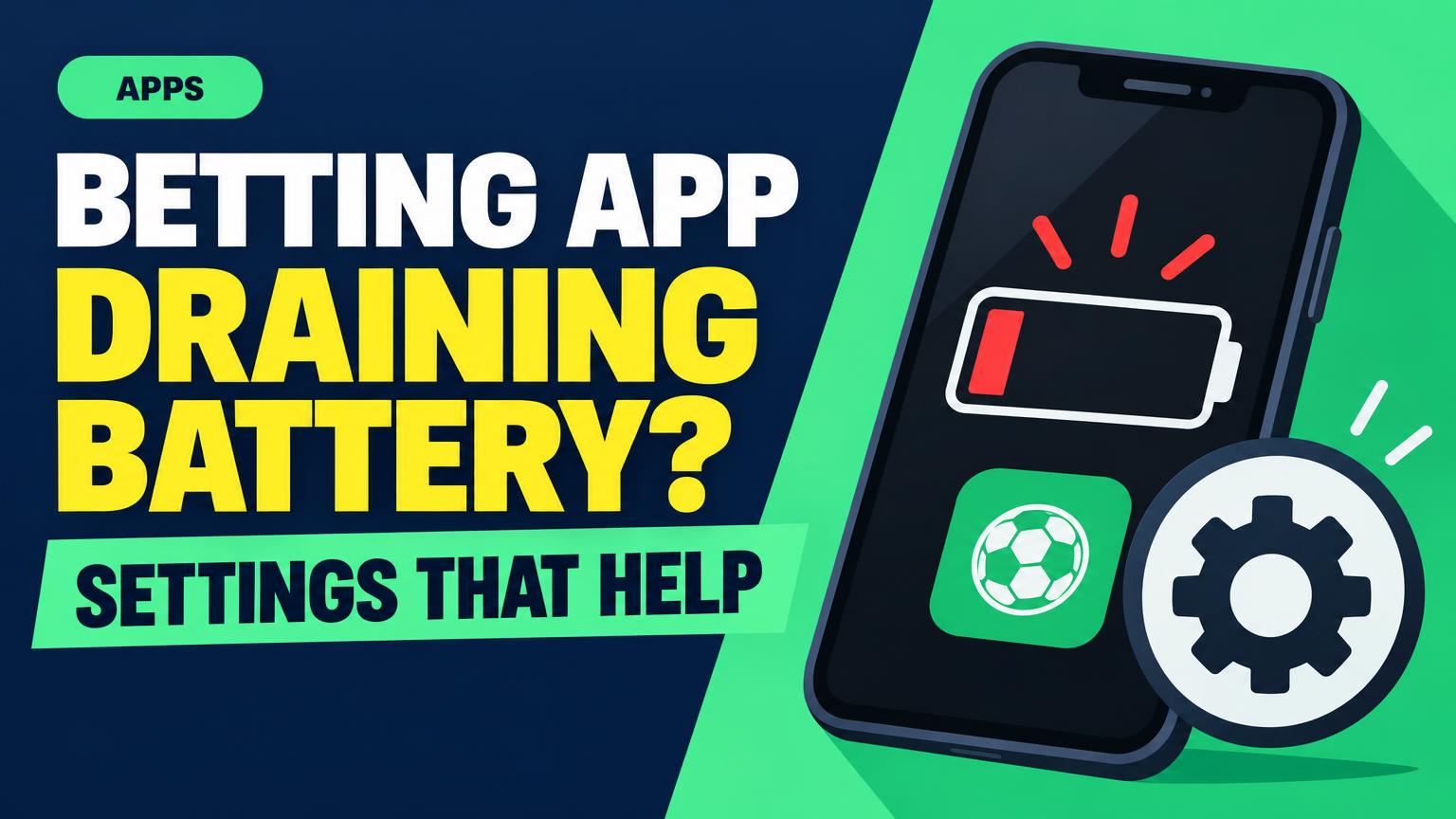 Betting App Draining Battery? Settings That Usually Help