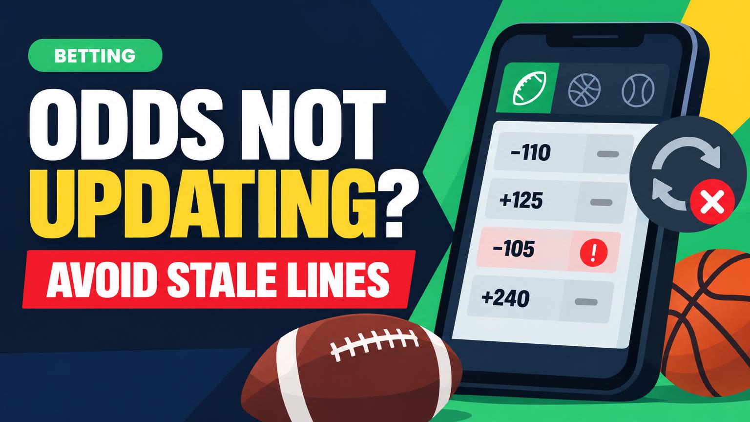 Betting App Odds Not Updating? Avoid Stale Lines