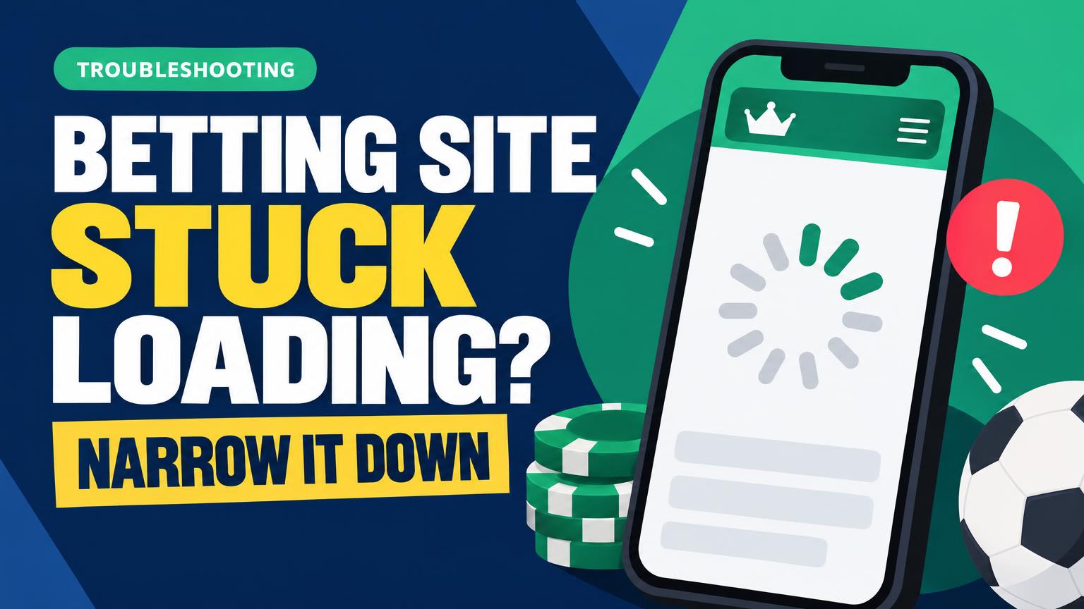 Betting Site Stuck Loading on a Phone? Narrow It Down