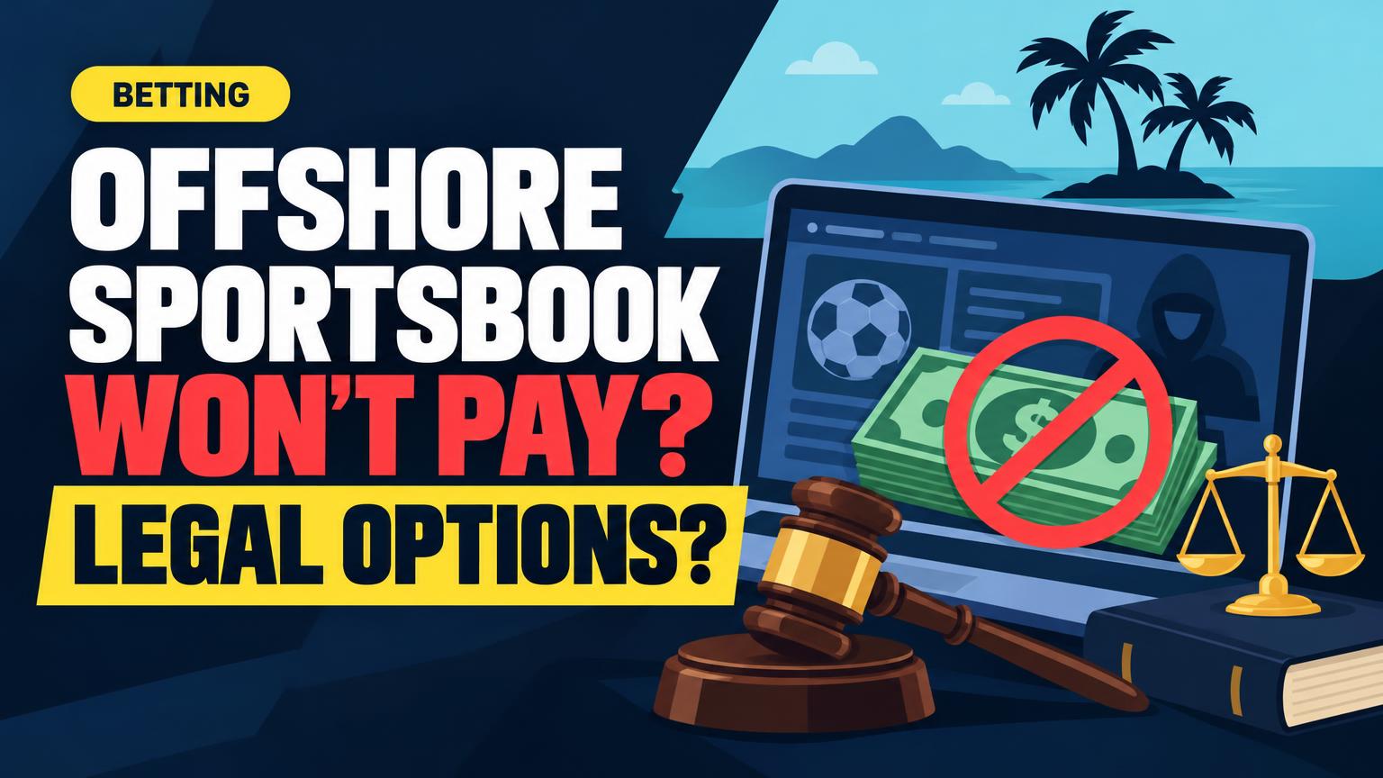 Offshore Sportsbook Won’t Pay: What Legal Recourse Exists?